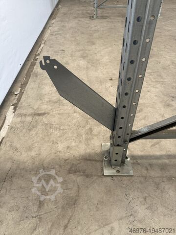 คลังสินค้าระบบชั้นวางสูง ชั้นวางพาเลท คอนโซล Halter f. Rückwandgitter Diagonallänge: ca. 405 mm