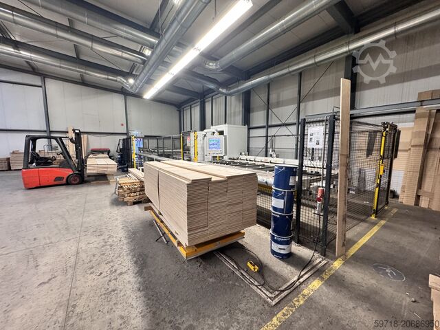 Parkettproduktionslinie Wintersteiger TRC 1500