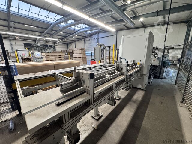 Parkettproduktionslinie Wintersteiger TRC 1500