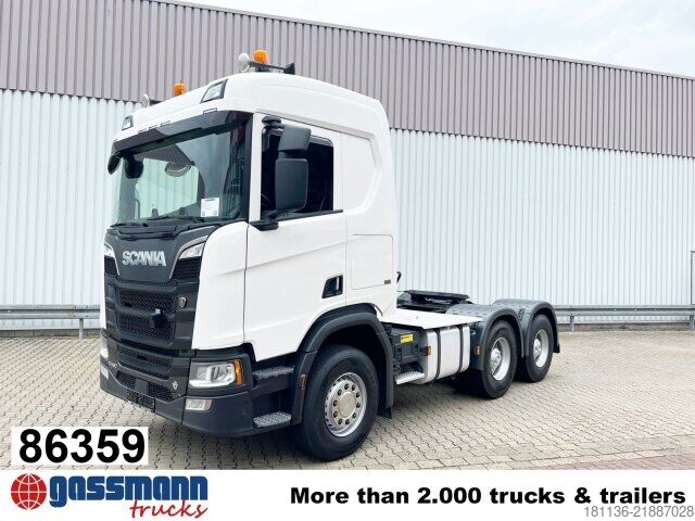 Standard trækkerunit Scania R 580 6x4, V8-Motor, Kipphydraulik, Retarder, 66t