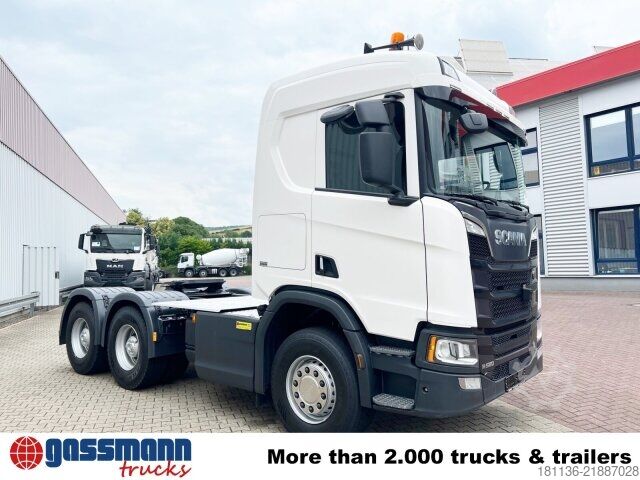 Standard trækkerunit Scania R 580 6x4, V8-Motor, Kipphydraulik, Retarder, 66t