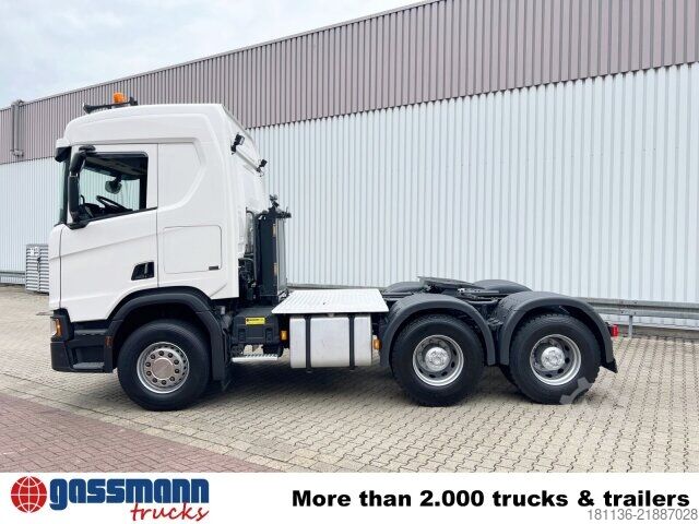 Standard trækkerunit Scania R 580 6x4, V8-Motor, Kipphydraulik, Retarder, 66t