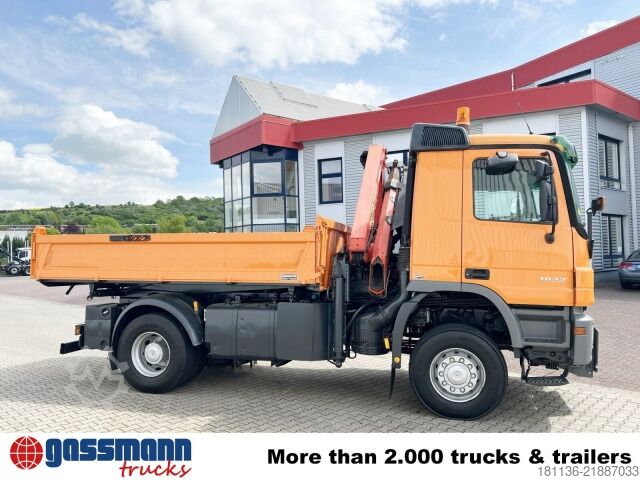 自卸卡车 Mercedes-Benz Actros 1832 AK 4x4, Winterdienstaustattung, Kran