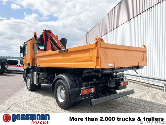 自卸卡车 Mercedes-Benz Actros 1832 AK 4x4, Winterdienstaustattung, Kran