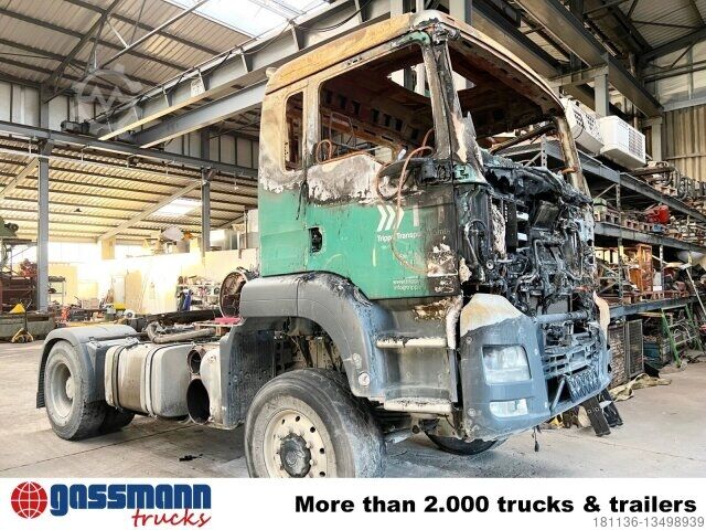 农业机械 MAN TGS18.480 4x4 BLS, SCHALTGETRIEBE, BRANDSCHADEN