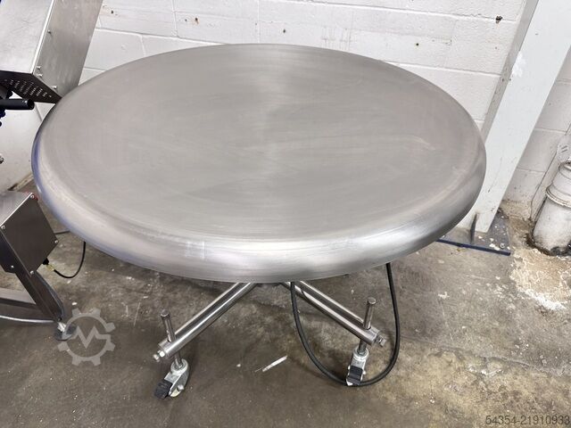 طاولة دوّارة متنقلة للتجميع 1200mm Stainless Steel
