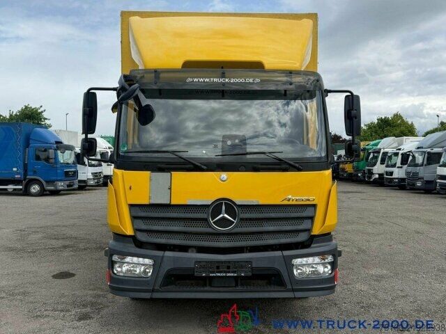 Flaklastbil med kapell Mercedes-Benz Atego 1227 Plane Spriegel LBW BÄR 1.500 Kg + AHK