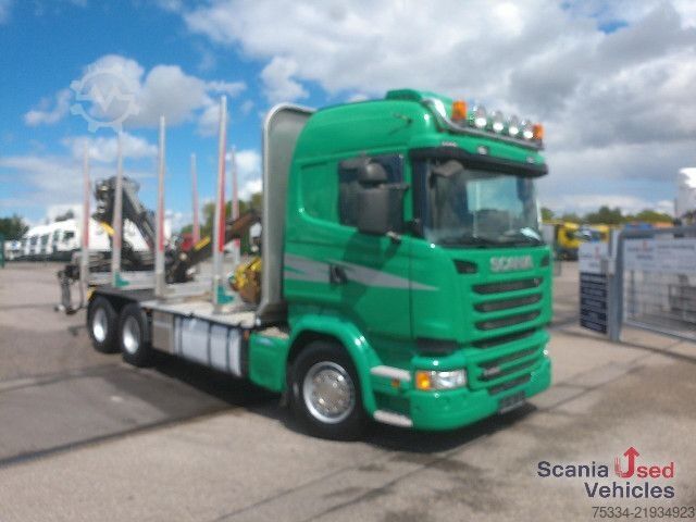 Tukkirekka Scania R 490 LB6x4HNB Kran LOGLIFT F96S Vollluftfederung