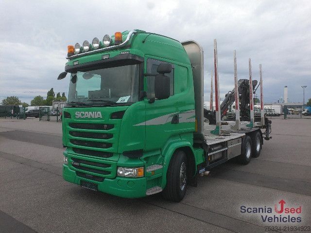 Tukkirekka Scania R 490 LB6x4HNB Kran LOGLIFT F96S Vollluftfederung