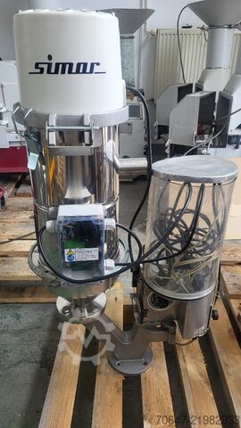 Material conveyor with color dosing unit Simar FN 2003 und FDX-2