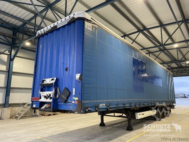 Avoin puoliperävaunu pressulla Krone Curtainsider Mega