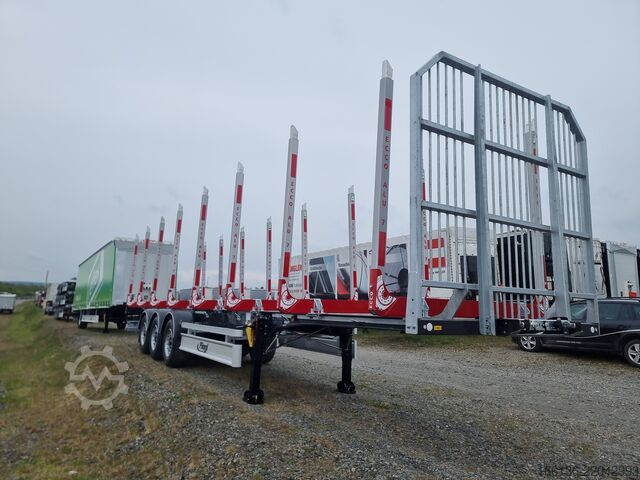 Náves na guľatinu Fliegl 3-Achs Holzrungensattel SDS 390 L=13,5m