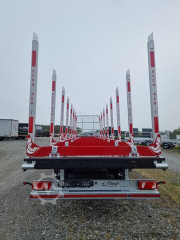 Náves na guľatinu Fliegl 3-Achs Holzrungensattel SDS 390 L=13,5m