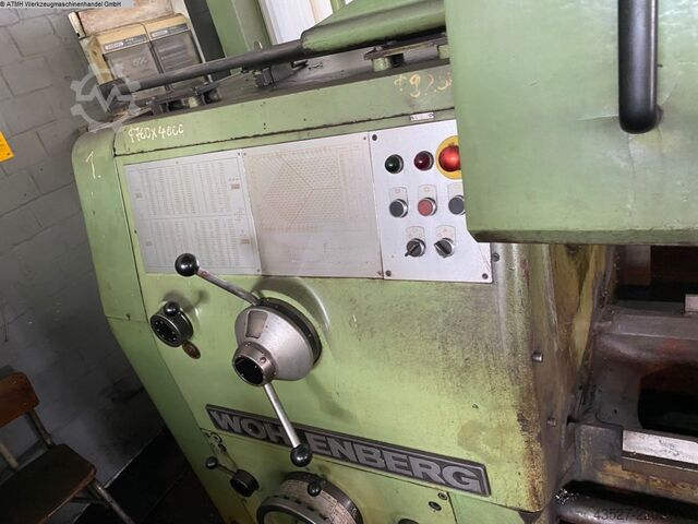Senter dreiebenk og spindel dreiebenk WOHLENBERG V 1000 x 4000