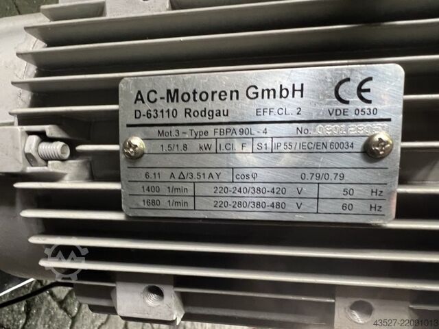 Hidravlična črpalna enota AC-MOTOREN FBPA 90L-4 + 14l Behälter
