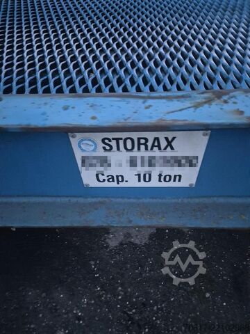 Rampa de carga Storax de 10 toneladas de 2010 Storax 10 ton laadbrug loadingramp verladerämpe