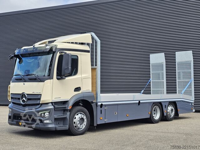 Bergingsvoertuig Mercedes-Benz ACTROS 2536 6X2 / OPRIJ / MACHINE TRANSPORT
