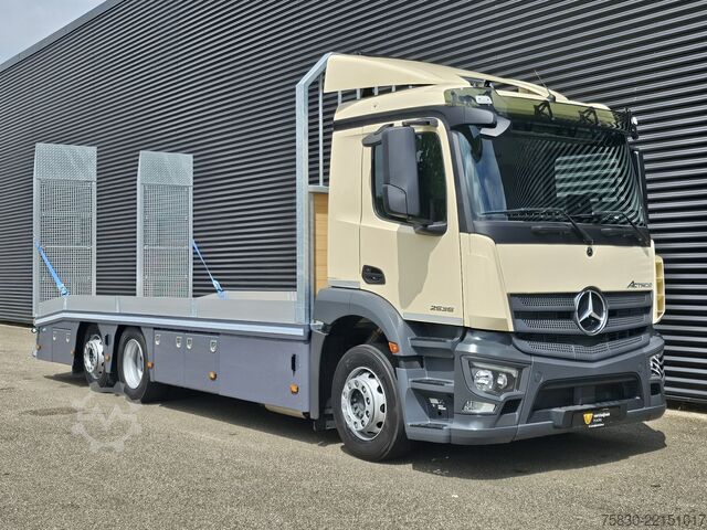 Bergingsvoertuig Mercedes-Benz ACTROS 2536 6X2 / OPRIJ / MACHINE TRANSPORT