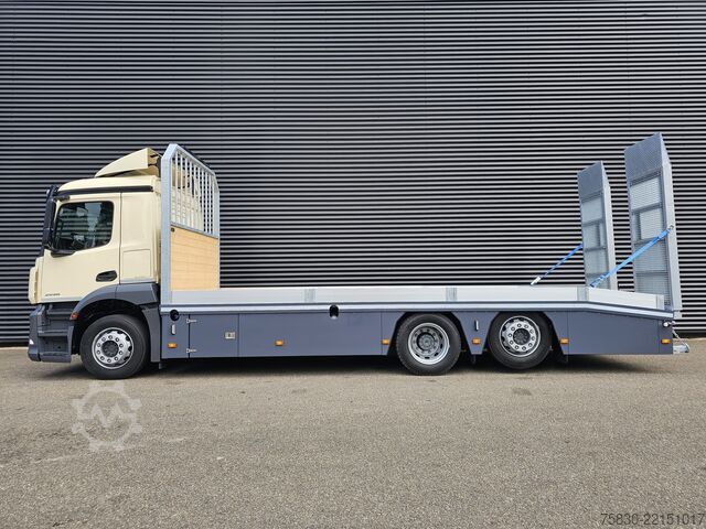 Bergingsvoertuig Mercedes-Benz ACTROS 2536 6X2 / OPRIJ / MACHINE TRANSPORT