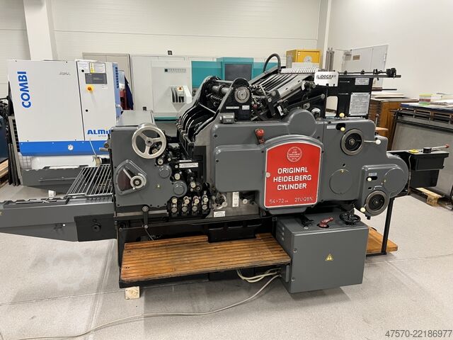 Folding machine Heidelberg Cylinder S 54×72 Automatic Die-Cutting Machine