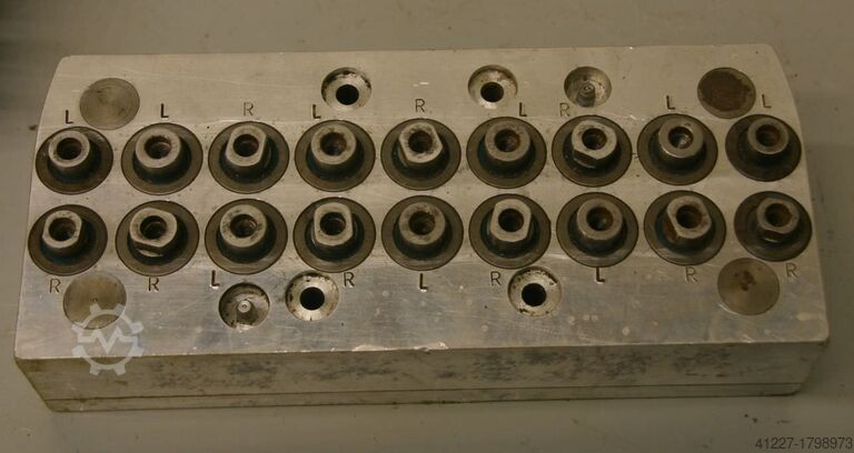 Multi-spindle head 18 drill bits Nottmeyer 33 Lochabstand