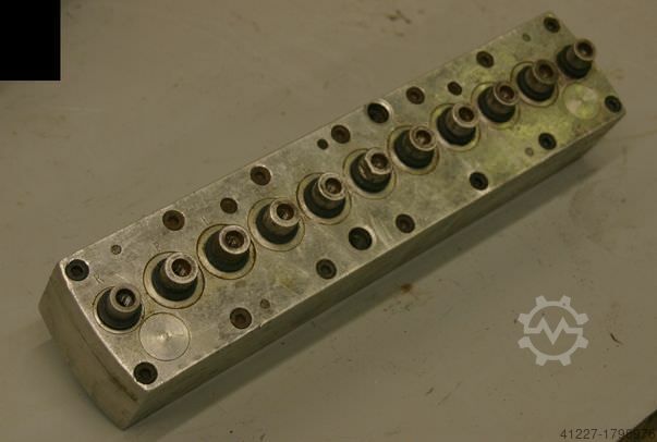 Multi-spindle head 11 drill bits Nottmeyer 32 Lochabstand