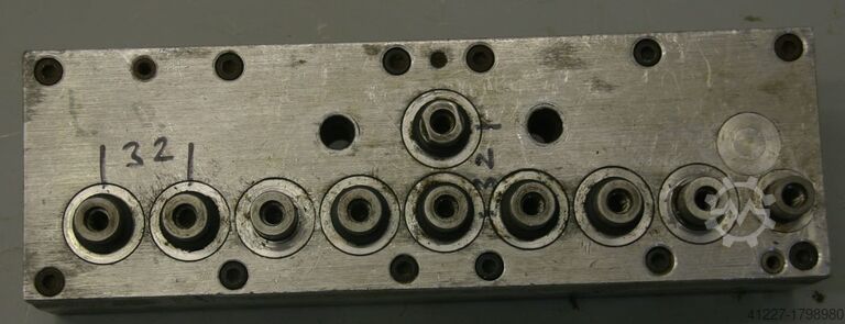 Multi-spindle head 10 drill bits Nottmeyer 32 Lochabstand