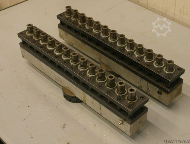 Multi-spindle head 13 drill bits Nottmeyer 32 Lochabstand