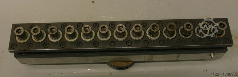 Multi-spindle head 13 drill bits Nottmeyer 32 Lochabstand