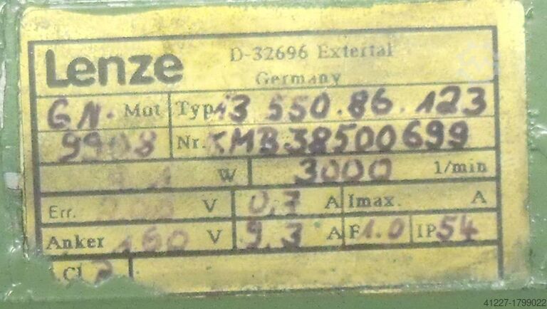 Motoreduktor 1,1 kW 320 obr./min Lenze 43.550.64026