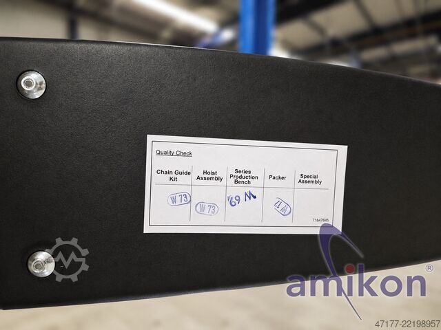 Dvojkoľajový portál s elektrickým reťazovým zdvihákom Vetter P300 Portalkran 1,6t Krananlage