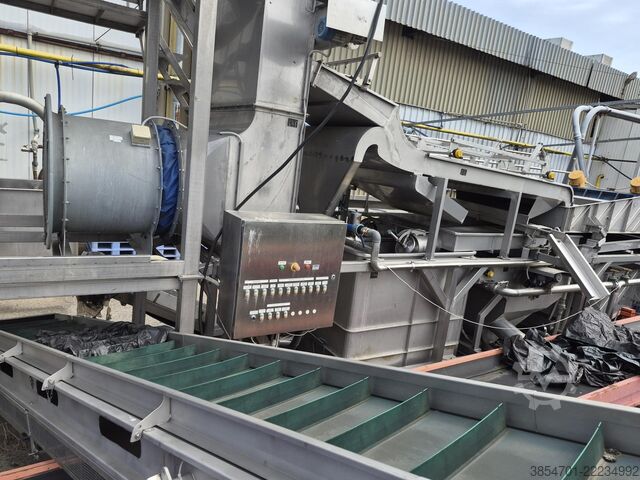 Dây chuyền chế biến đậu hà lan linia do Grochu prototyp