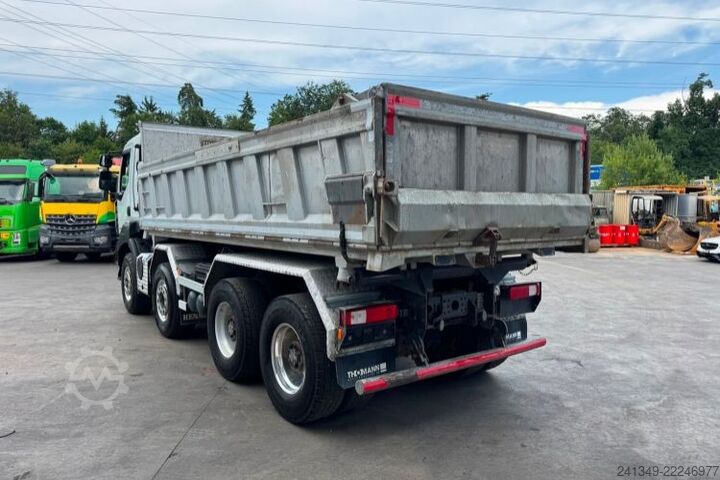 Kiper kamion RENAULT Kerax 520 8x4 Stahlkipper 2 Seiten