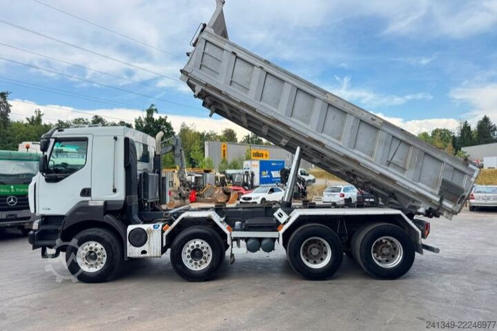Kiper kamion RENAULT Kerax 520 8x4 Stahlkipper 2 Seiten