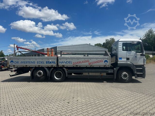 Valník MAN TGS 26.320 / 6x2-4 / Stahltransporte / Lift Lenk