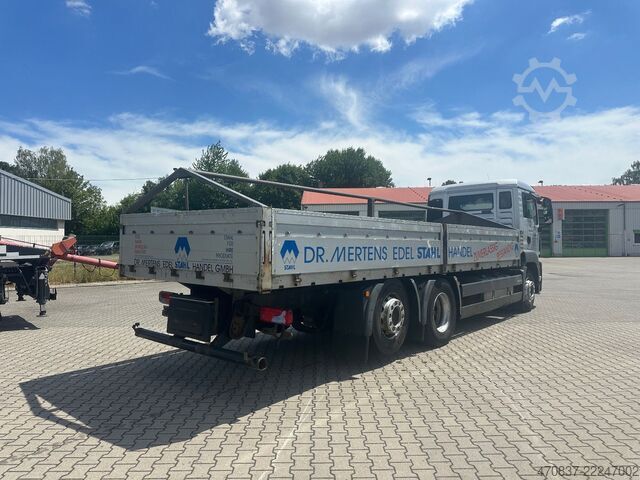 Valník MAN TGS 26.320 / 6x2-4 / Stahltransporte / Lift Lenk