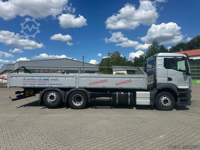 Valník MAN TGS 26.330 / 6x2-4 / Stahltransporte / Lift Lenk