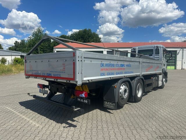 Valník MAN TGS 26.330 / 6x2-4 / Stahltransporte / Lift Lenk