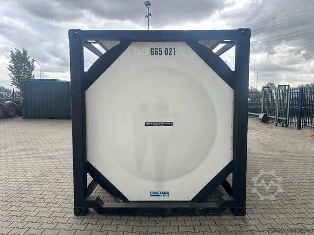 Conteneur-citerne CIMC 20FT ISO / 25.020L-1-COMP. / L4BN / UN Portable...