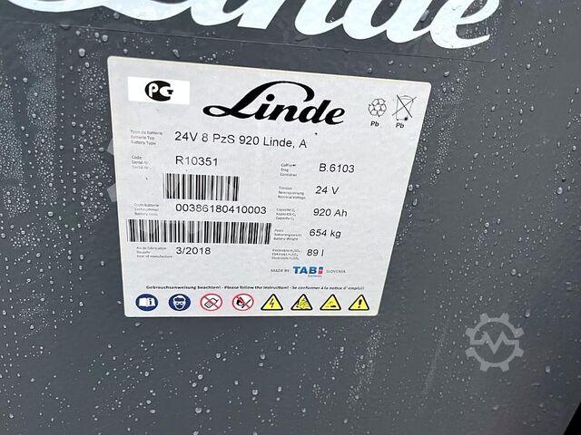 Električni viljuškar na 3 kotača Linde E15-02