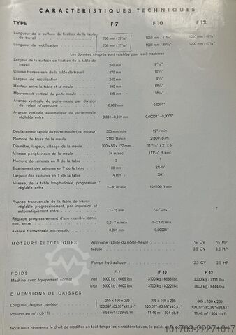 Повърхността смилане машина Mägerle F7