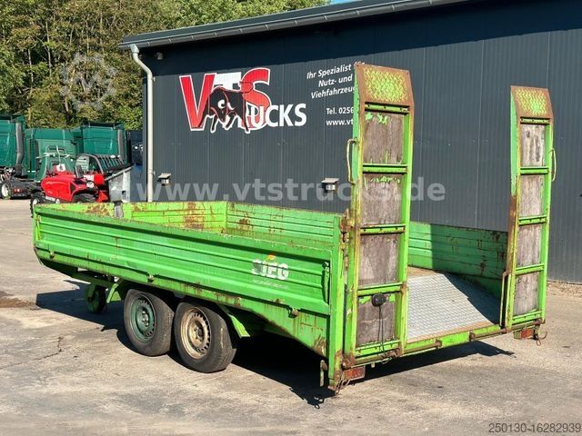 Remolque abierto BLOMENRÖHR Tandemanhänger mit Laderampen 3 t.