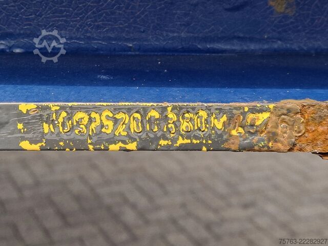 Låglastare Meusburger MPG-2 Lowloader / Tieflader - 2x steering axle ...