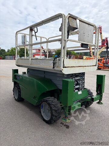 Ollós emelő Haulotte Compact 12 DX 12m Diesel Scherenarbeitsbühne