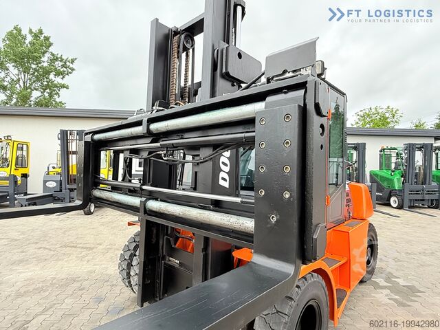 Vierwielige heftruck DOOSAN 70 / DUPLEX / FORK 2500MM / POSITIONER