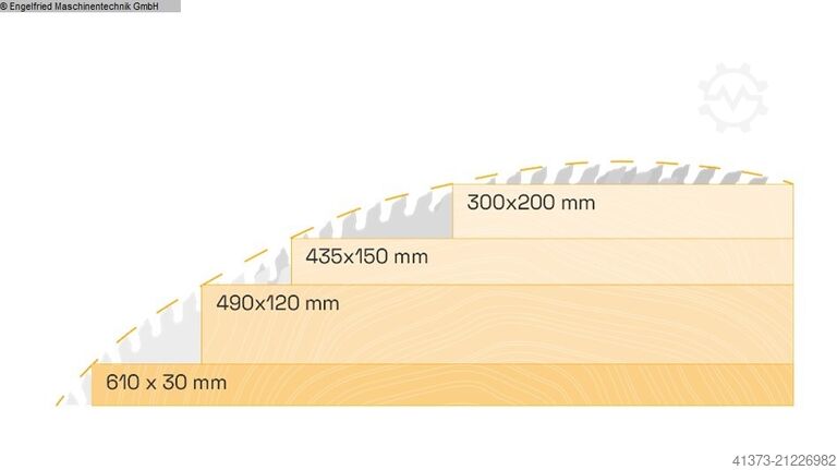 Sega da taglio sotto il tavolo SALVAMAC Legend 650