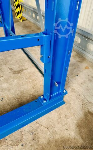 Cantilever rack ca. 3,15 lfm. Kragarmregal mit Fachböden H: 250cm 140 kg/Arm META Multistrong