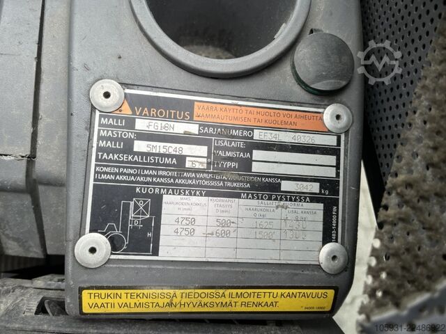 Montacargas de GLP Mitsubishi FG18N