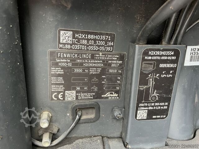 Dizel forklift Linde H35D-02