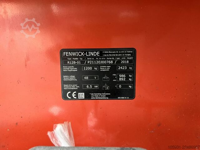 Truk reach Linde R12B-01